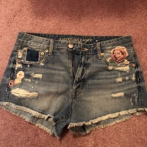 Vintage AE hi rise denim shorts